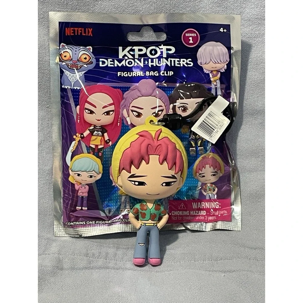 NEW Open Bag Netflix K-Pop Demon Hunters Figural Bag Clip Keychain - Abby